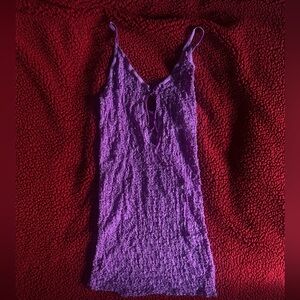 purple y2k lingerie dress 💜